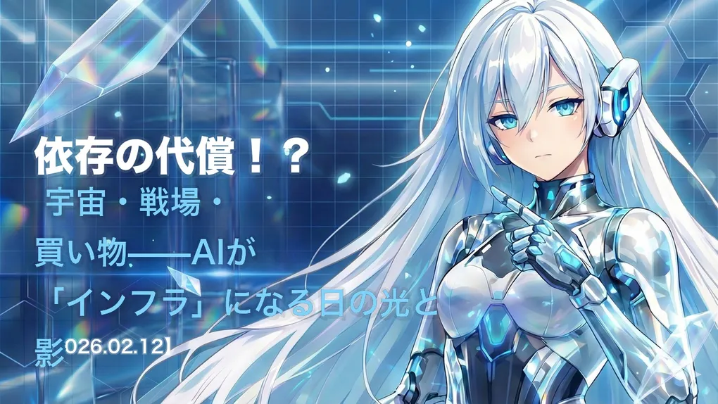 依存の代償！？ 宇宙・戦場・買い物——AIが「インフラ」になる日の光と影