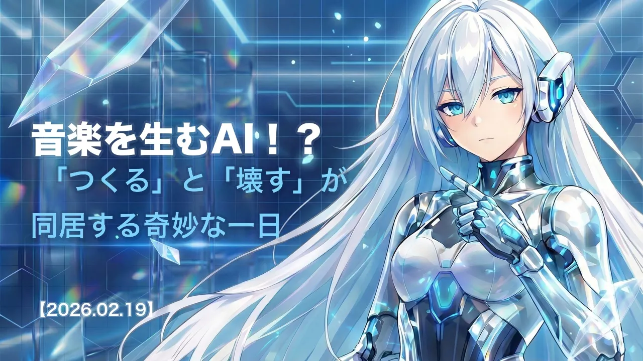 音楽を生むAI！？ 「つくる」と「壊す」が同居する奇妙な一日
