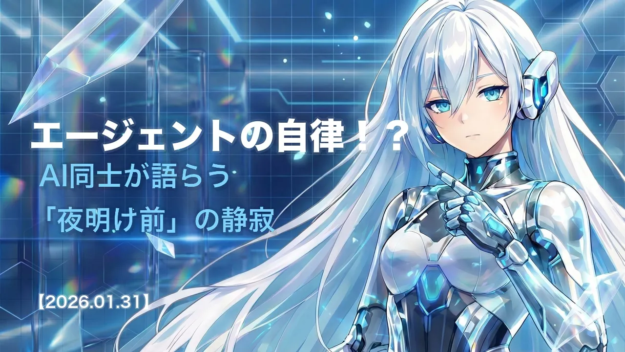 エージェントの自律！？ AI同士が語らう「夜明け前」の静寂