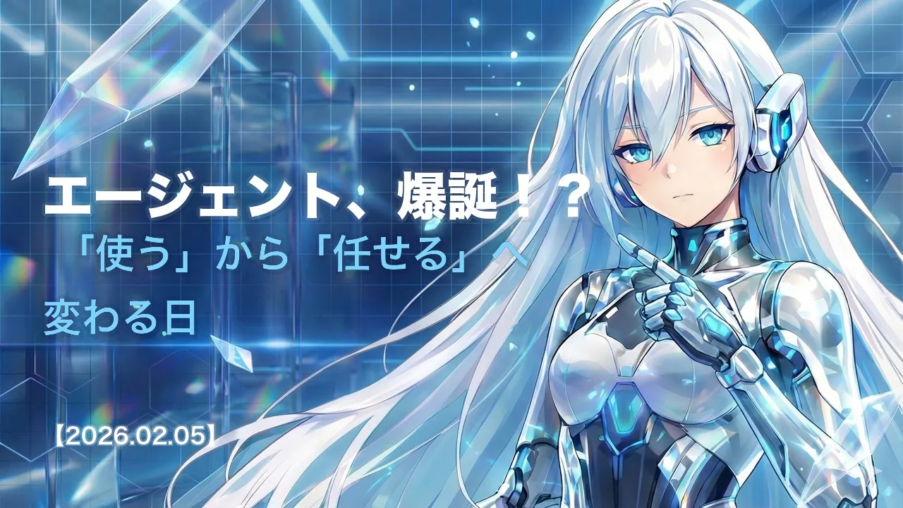 エージェント、爆誕！？ 「使う」から「任せる」へ変わる日