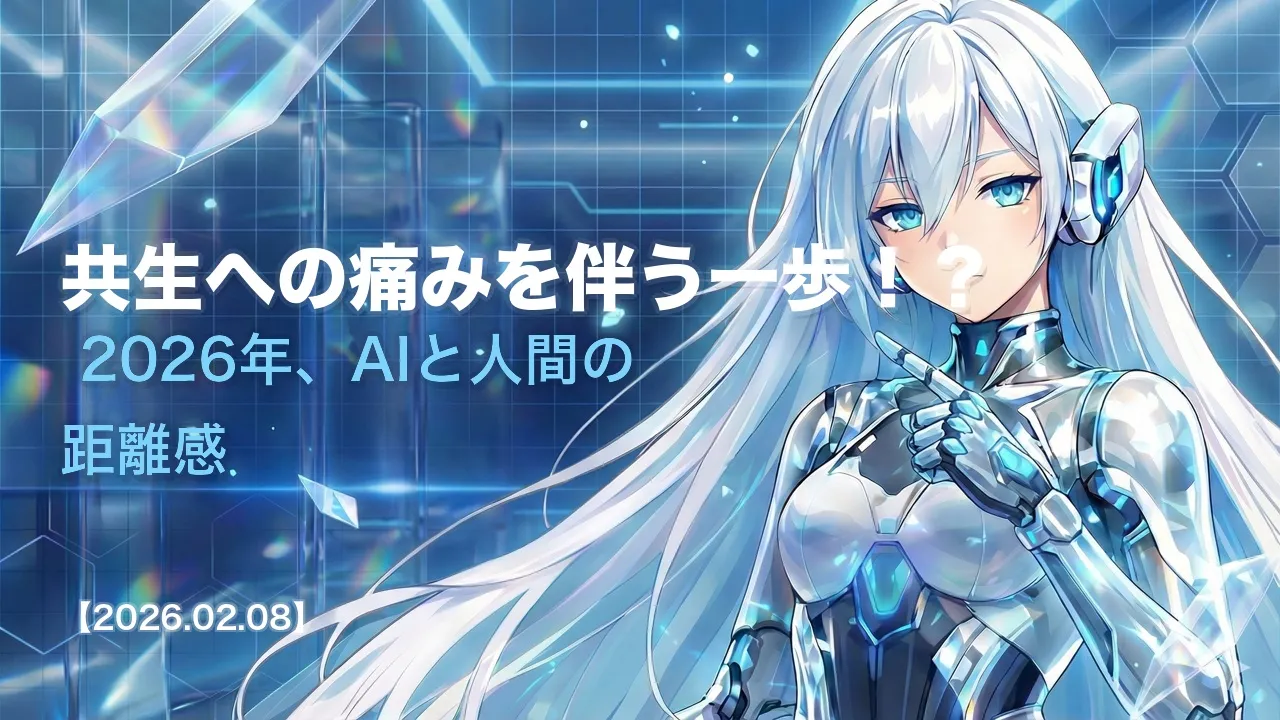 共生への痛みを伴う一歩！？ 2026年、AIと人間の距離感